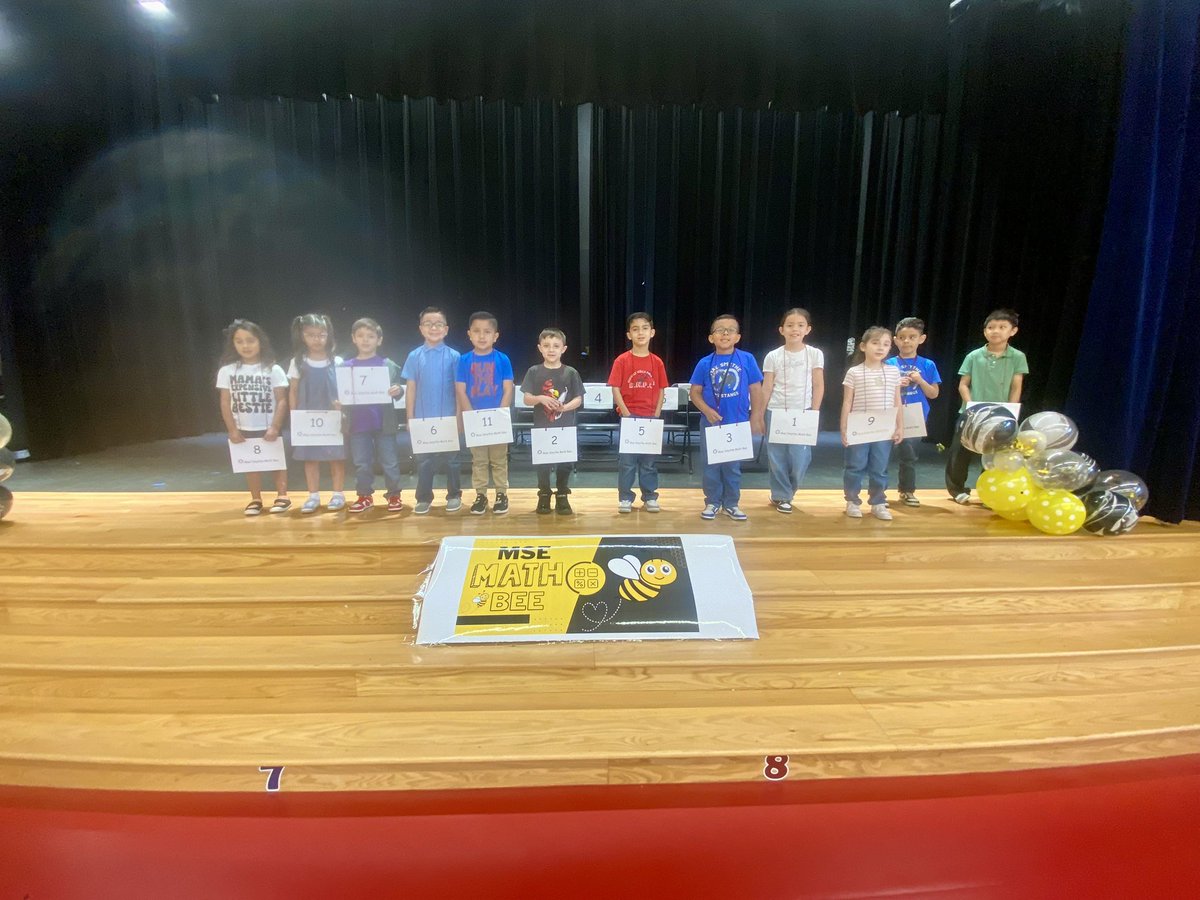ShortJavier1's tweet photo. MSE Math Bee 25-26 🐝
#PISDMathChat #MSEMustangs https://t.co/NUStpDjCSf