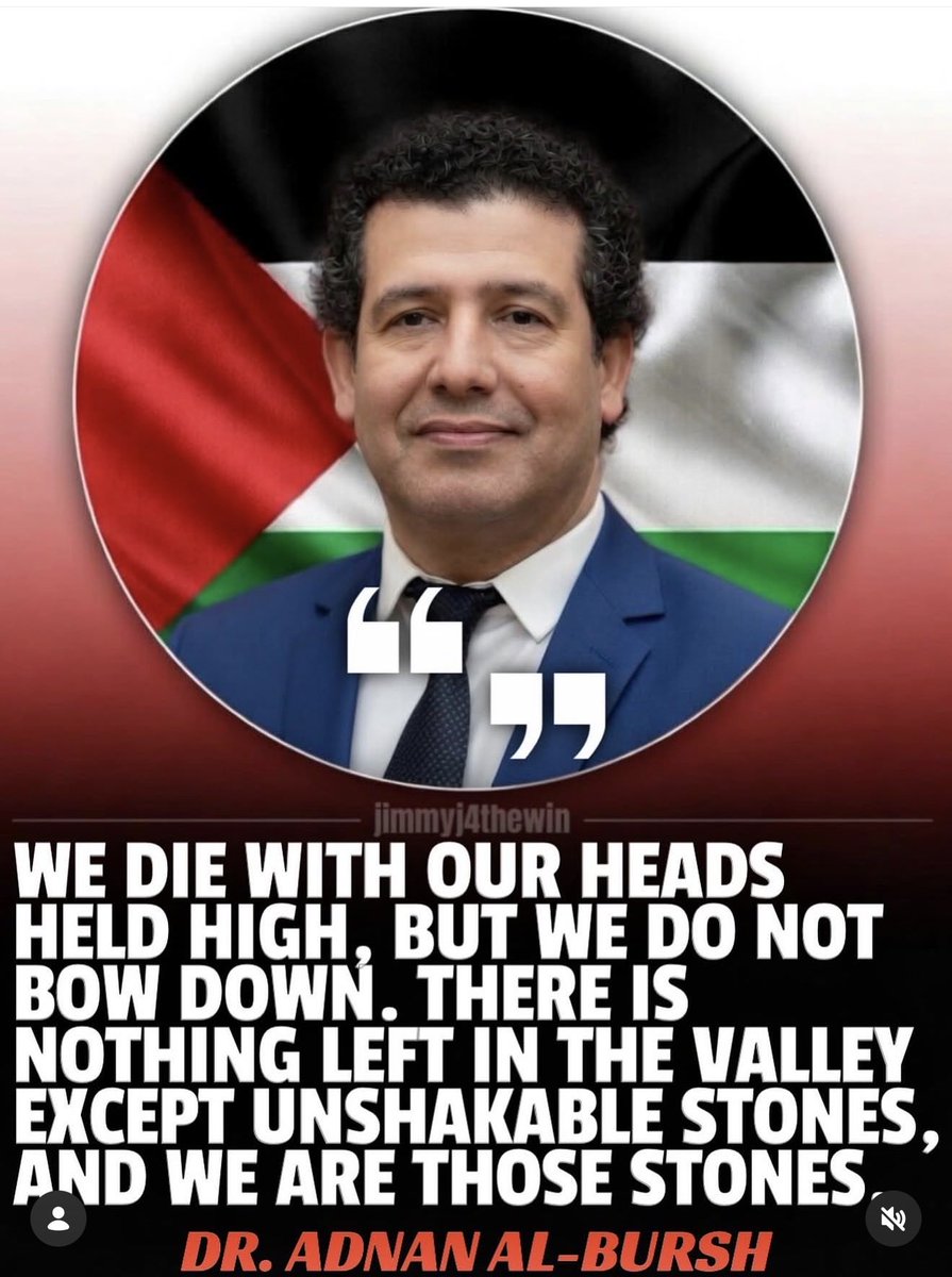 Dr Adnan Al-Bursh 50yrs old, was brutally killed by Israel in detention in Ofer prison on April 19th of 2024. He should have never been in prison. He was the Head of the Orthopedic department at Al-Shifa Hospital in Gaza City. 

He was detained while undertaking his duty to