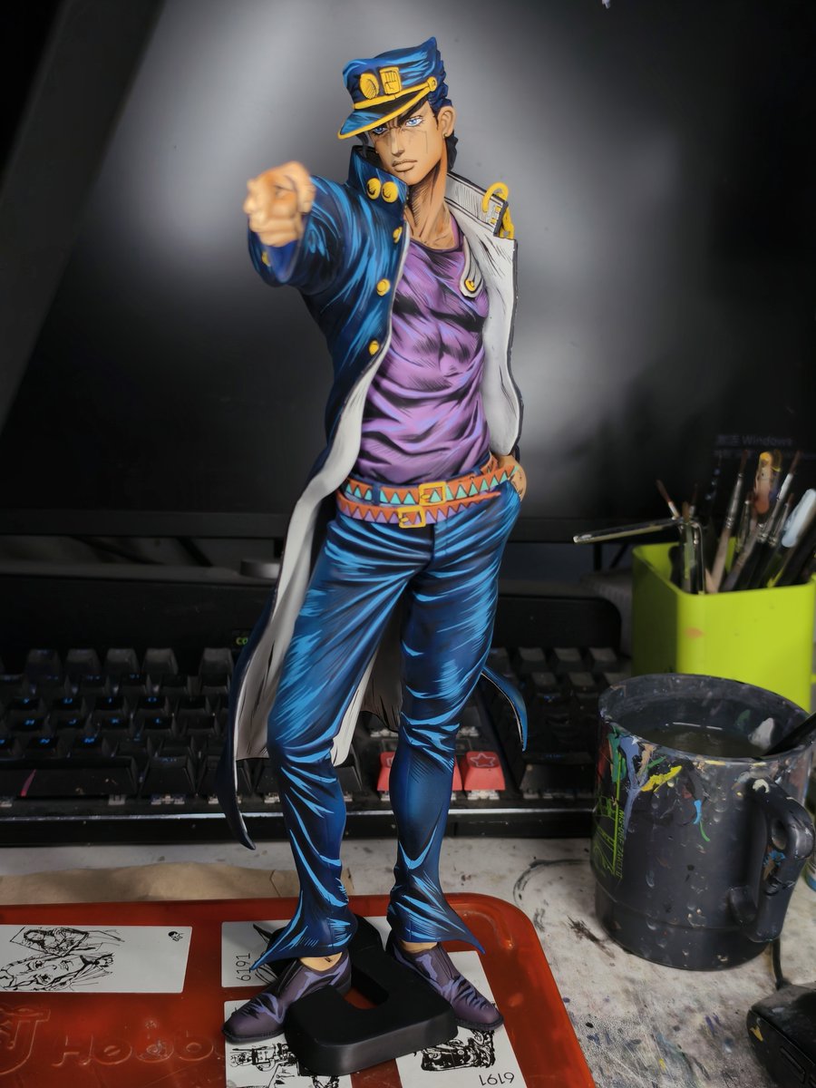 SMSP 空条承太郎 をリペイントしました。
#ジョジョの奇妙な冒険 #JOJO  #スタチューレジェンド  #リペイント #フィギュア #筆塗り #フィギュア改造 #FigureRepaint #空条承太郎