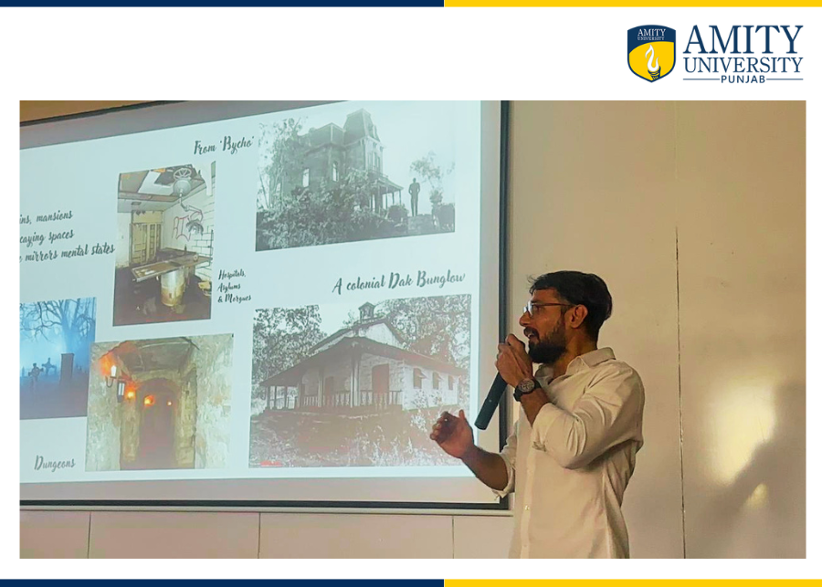 AmityPunjab's tweet image. Exploring the dark, the mysterious, and the imaginative ✨📚

Amity University Punjab successfully hosted “Grave Matters: A Workshop on the Gothic in Two Acts” organized by the Amity School of Languages and Culture.

#AmityUniversityPunjab #Workshop #GothicLiterature