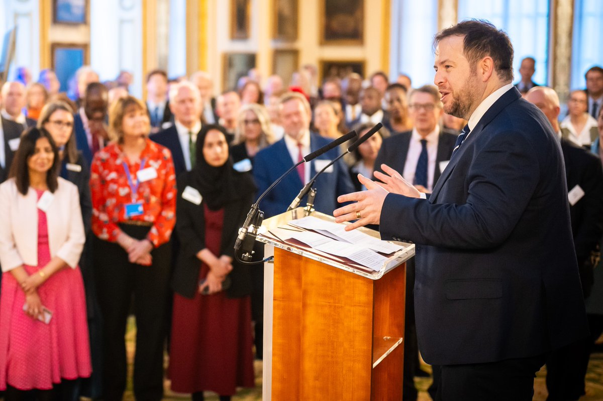 WiltonPark's tweet image. 🗨️ ‘As someone facing all the complexities that my ministerial work brings, Wilton Park is definitely an institution that means a lot to me.' 

Many thanks to @SDoughtyMP for speaking at our annual address last week, marking 80 years of Wilton Park.

#WiltonPark80 #dialogue