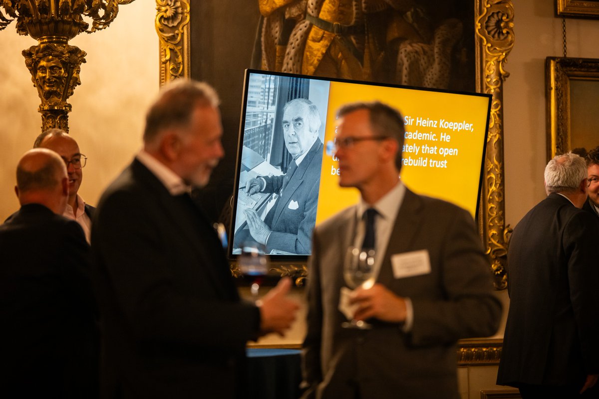 WiltonPark's tweet image. 🗨️ ‘As someone facing all the complexities that my ministerial work brings, Wilton Park is definitely an institution that means a lot to me.' 

Many thanks to @SDoughtyMP for speaking at our annual address last week, marking 80 years of Wilton Park.

#WiltonPark80 #dialogue