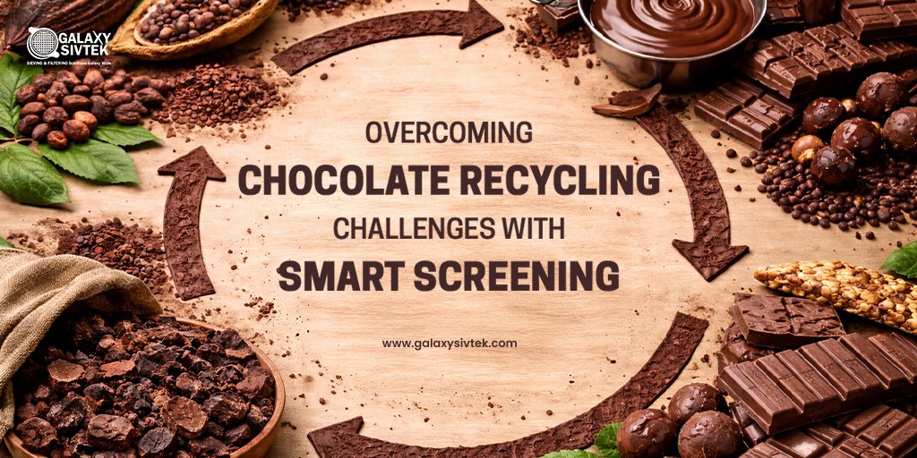 In large-scale chocolate manufacturing, even minor rejects can lead to major losses.

Explore the complete process in our latest blog.

🌐 galaxysivtek.com/advanced-scree…

#GalaxySivtek #ScreeningSolutions #ChocolateIndustry #FoodProcessing #Filtration