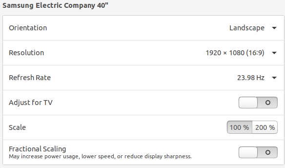 Squidygame's tweet image. Why is the default refresh rate 23.98hz? @ubuntu @AMD_UK #RefreshRate #Ubuntu #1080P #GPU #AMDRadeon