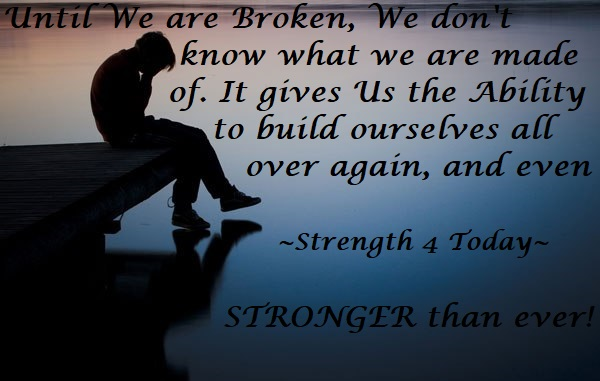 Strengthfor2day's tweet image. Until We Are Broken,
We Don't Know What We Are Made Of.
It Gives Us The Ability
To Build Ourselves All Over Again,
And Even STRONGER Than Ever!

#Broken #Made #Ability #Build #AllOver #Stronger #Ourselves #RecoveryPosse #Strengthfor2day