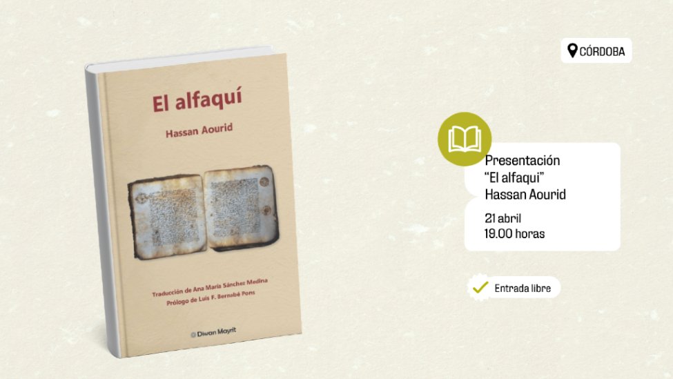 Casaarabe's tweet photo. El #martes en #Madrid más #AulaÁrabeUniversitaria 🎓 para analizar cómo la guerra contra Irán reabre viejas heridas https://t.co/ombJ9Ubdyb
En #Córdoba acogemos la presentación de "El alfaqui" del escritor marroquí Hassan Aourid 📖 Entrada libre https://t.co/qNG2FdVETw https://t.co/G3ZOpvP6TV