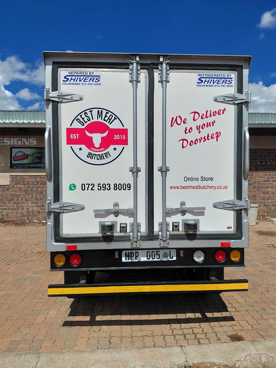Vhakwebza's tweet photo. Dear Valued Customer 📣 📣📣

We are pleased to announce that our 4th delivery vehicle is ready to serve Gauteng customers from this coming Saturday. 

This will improve our delivery times significantly. 

Kind Regards 
Best Meat Butchery https://t.co/gJd9VW6ri5
