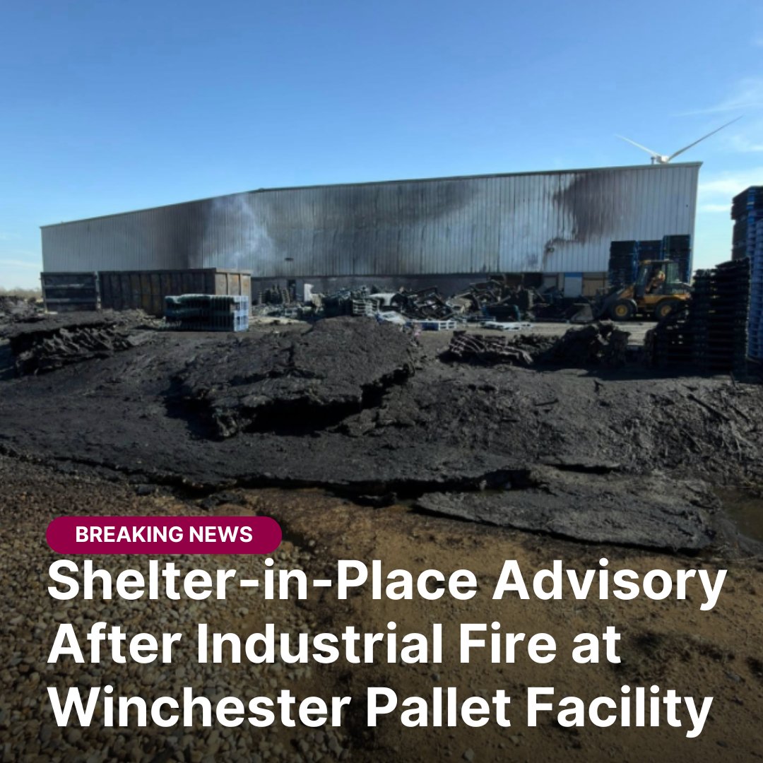 sigma_hse's tweet image. Industrial Fire at Winchester Pallet Facility Triggers Shelter-in-Place Advisory

You can read more about this incident here: wrtv.com/news/local-new…

#accident