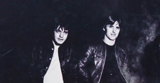 AC_DC_Twivia's tweet image. #ACDC Trivia Question #5,884: On which AC/DC album will you find this shot of Phil Rudd &amp;amp; Malcolm Young on the back cover? @acdc #vinyl #monday