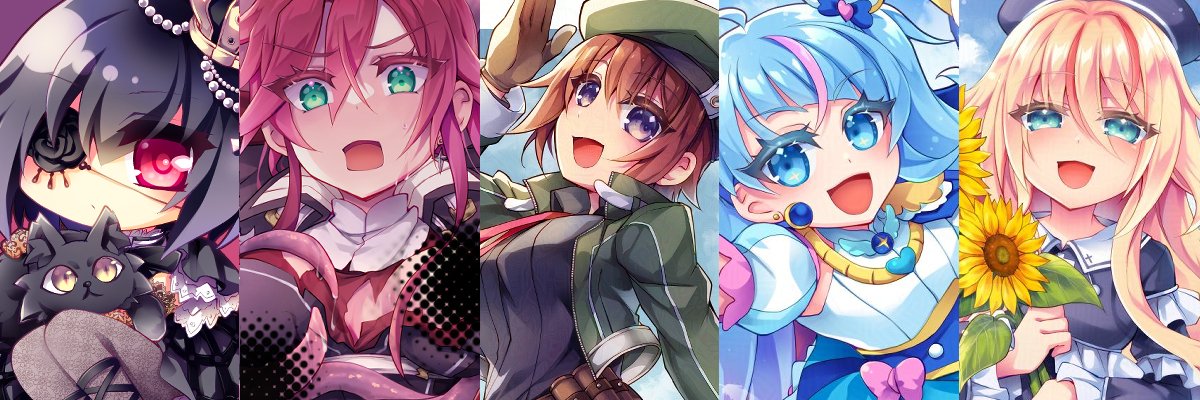 #新しいプロフィール画像
Skebでご依頼いただいたもの中心に、複数並べてみました。
絵柄分かりやすくなったかなぁ
