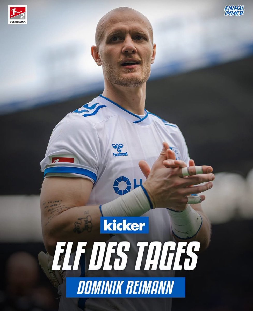 1fc_magdeburg's tweet photo. 🧤 Mit einer ⚪️ weißen Weste & 5 Paraden in die Elf des Tages vom kicker
Glückwunsch, Dome! 😁
—————
#FCMF95
#EINMALIMMER https://t.co/0G9ZkEAlFV