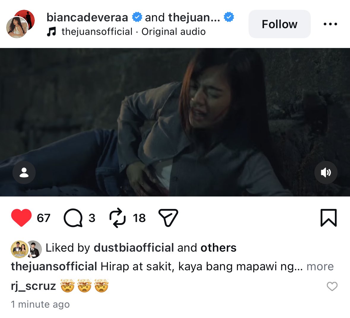 xoxodusbi's tweet photo. ENGAGEEEEE

JOSHANNA FIRST LOOK
#TheJuansNgitiMV
#DustBiaNgitiMV 
#NgitiOfficialTrailer 

🔗 https://t.co/qWzWcDwVmU https://t.co/Ll4uHd6OTT
