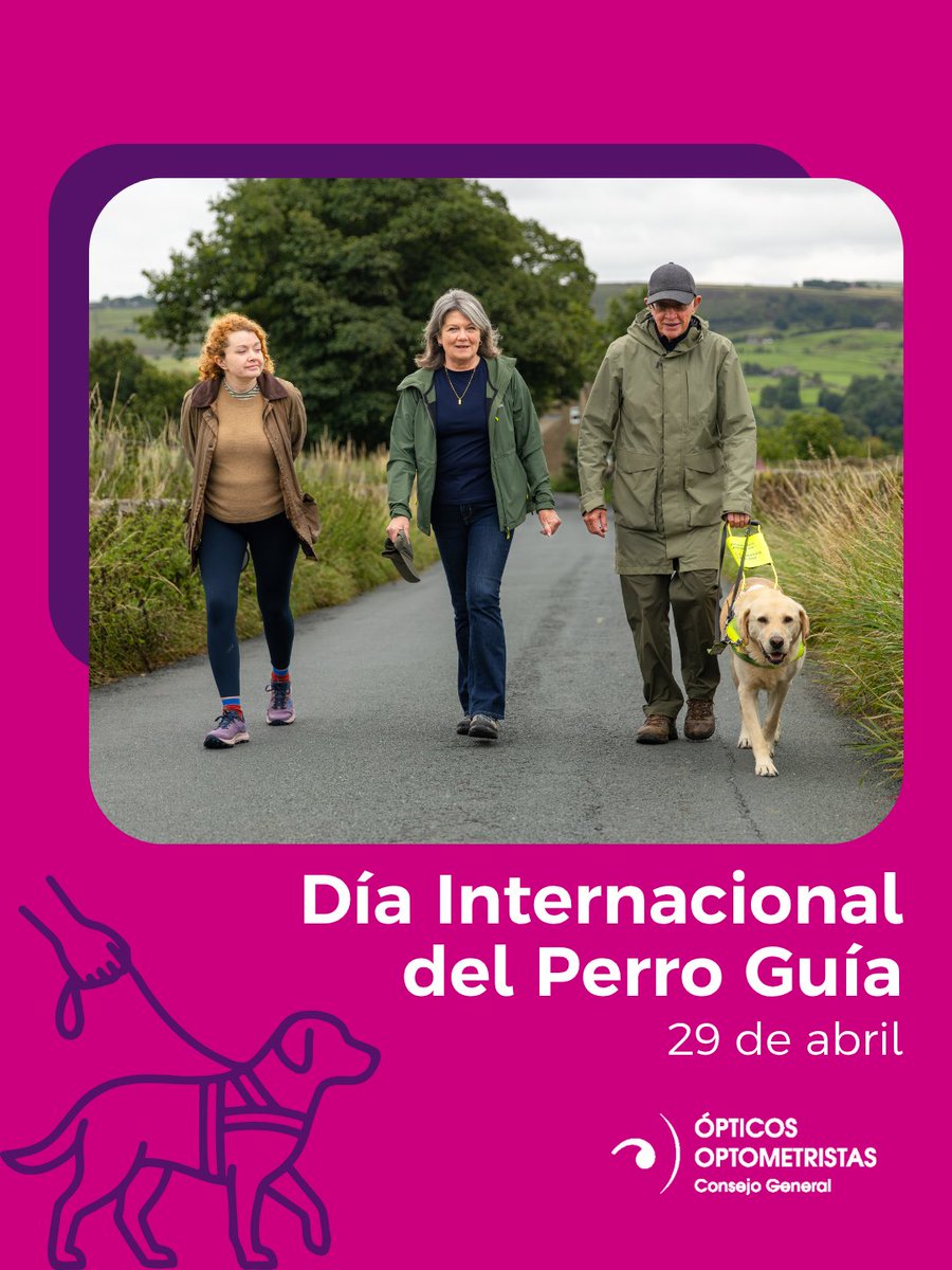 Cgcoo_es's tweet image. 👁🐶 Desde el CGCOO queremos homenajear a estos increíbles compañeros que facilitan la vida a las personas con discapacidad visual.

#CGCOO #SaludVisual #Visión #DíaInternacionaldelPerroGuía