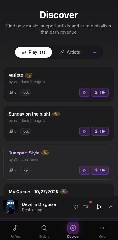 Tuneport 🎶 tweet media