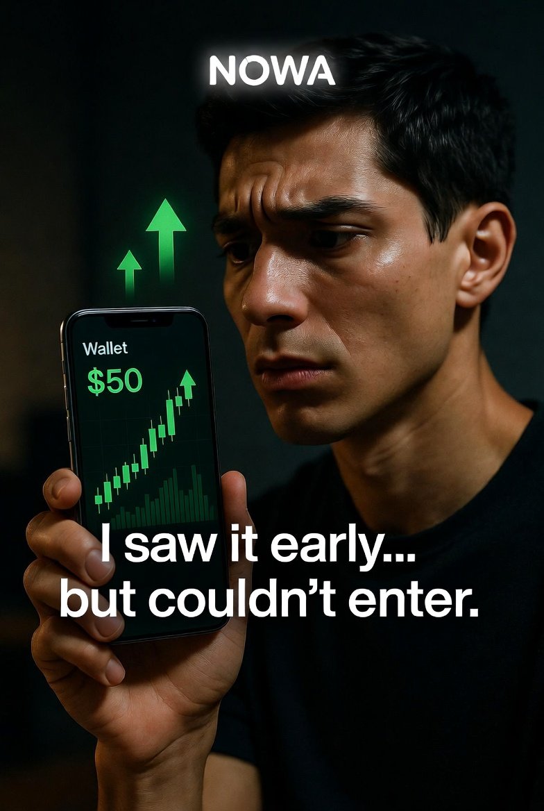 DeFi_King09's tweet photo. I didn’t miss the trade because I was late.
I missed it because I didn’t have enough capital.
That’s the part no one talks about in crypto.
🧵👇 https://t.co/p6hLBXOMQO