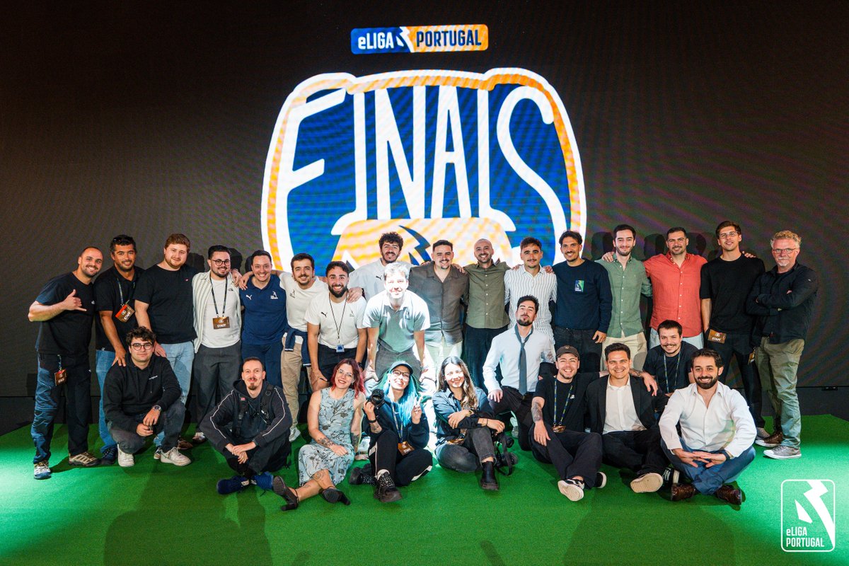 eLiga Portugal 25/26 oficialmente terminada 🎮

Fica um enorme orgulho por tudo o que conseguimos construir ao longo desta competição, na experiência entregue aos clubes, aos atletas e aos adeptos.

Nada disto seria possível sem esta equipa incrível. Obrigado a todos! ❤️