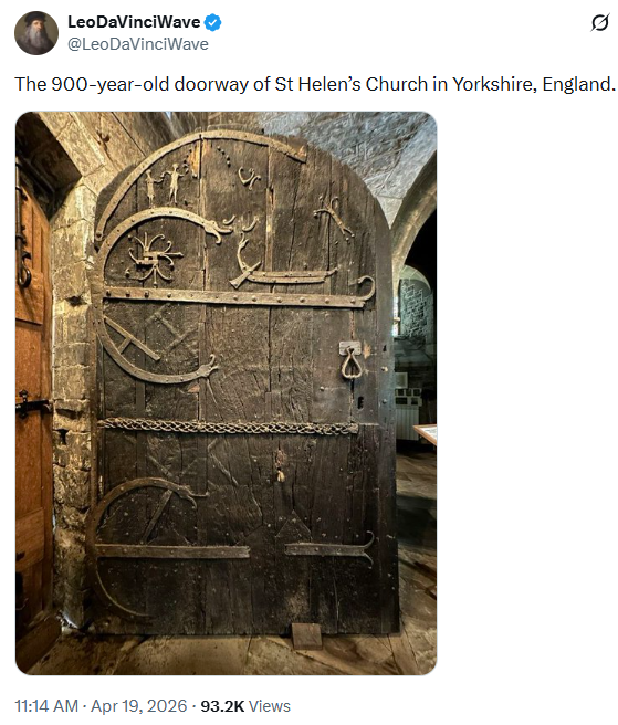 Your country can have nice things of 900 years and older if your neighbor isn't a drunk mass murderer &amp; rapist which would turn that piece of art in 1937 into an ass scratcher.