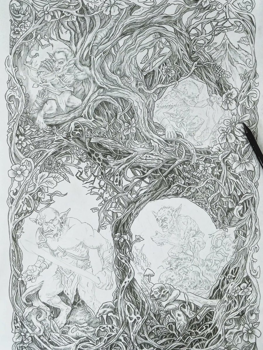 AlphaOziris's tweet photo. Nuevos Tokens de Goblins para Magic the Gathering en proceso 🪾

#mtg #magicthegathering #drawingㅤ https://t.co/6FtjEPvi1R