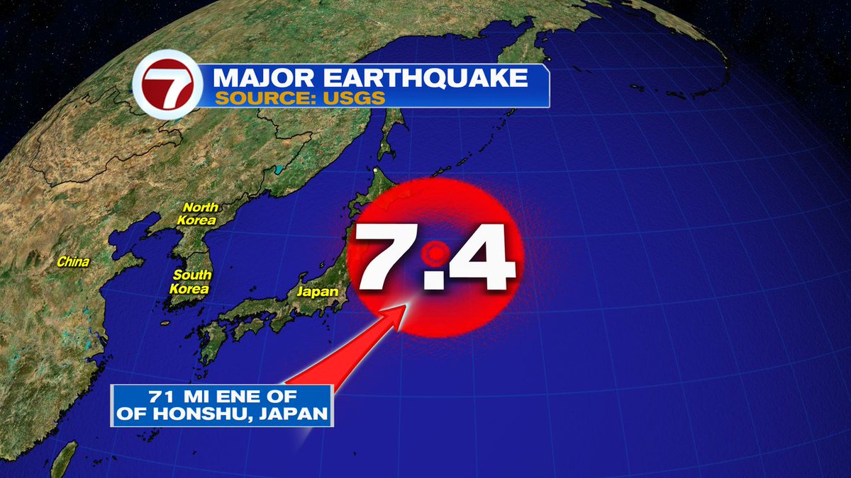 TemporadaCiclon's tweet image. 🚨BOLETÍN ESPECIAL 🚨 

El Centro meteorológico de #Japón ha detectado grandes olas en alta mar, luego del #Terremoto en la zona. 
ADVERTENCIA ⚠️ DE #TSUNAMI 
#Terremoto 7.5