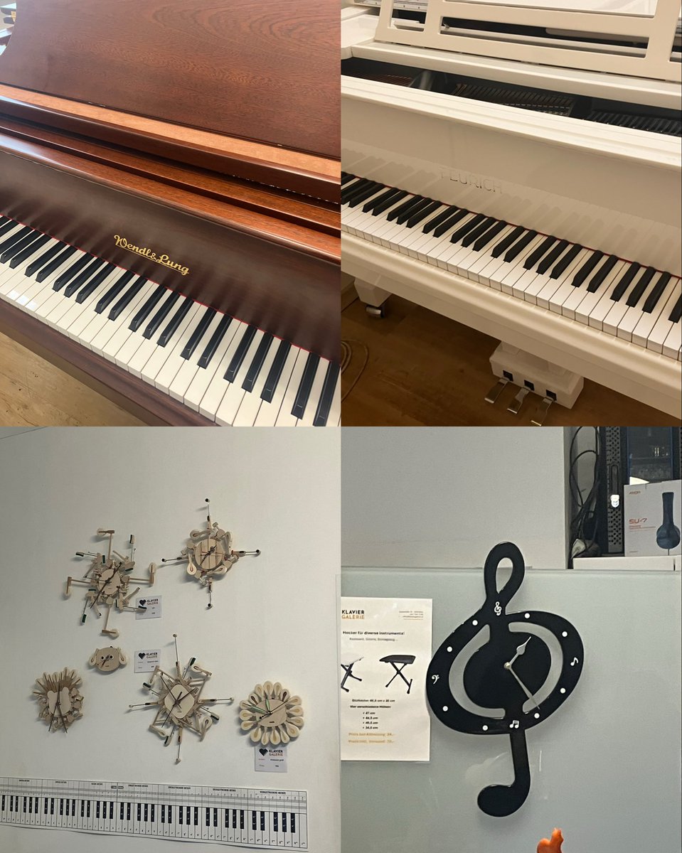 sana_37_piano's tweet image. 旅するピアニスト🎹50時間ぶりの練習❗️
演奏会で弾く曲の他に指ならしのためにうろ覚えのショパンエチュードやちょうどリクエストのあったsummerを弾いて貴重な練習時間を楽しみました🌟

ピアノのパーツで作られた時計が可愛かった🎵

#klaviergalerie #piano #wien