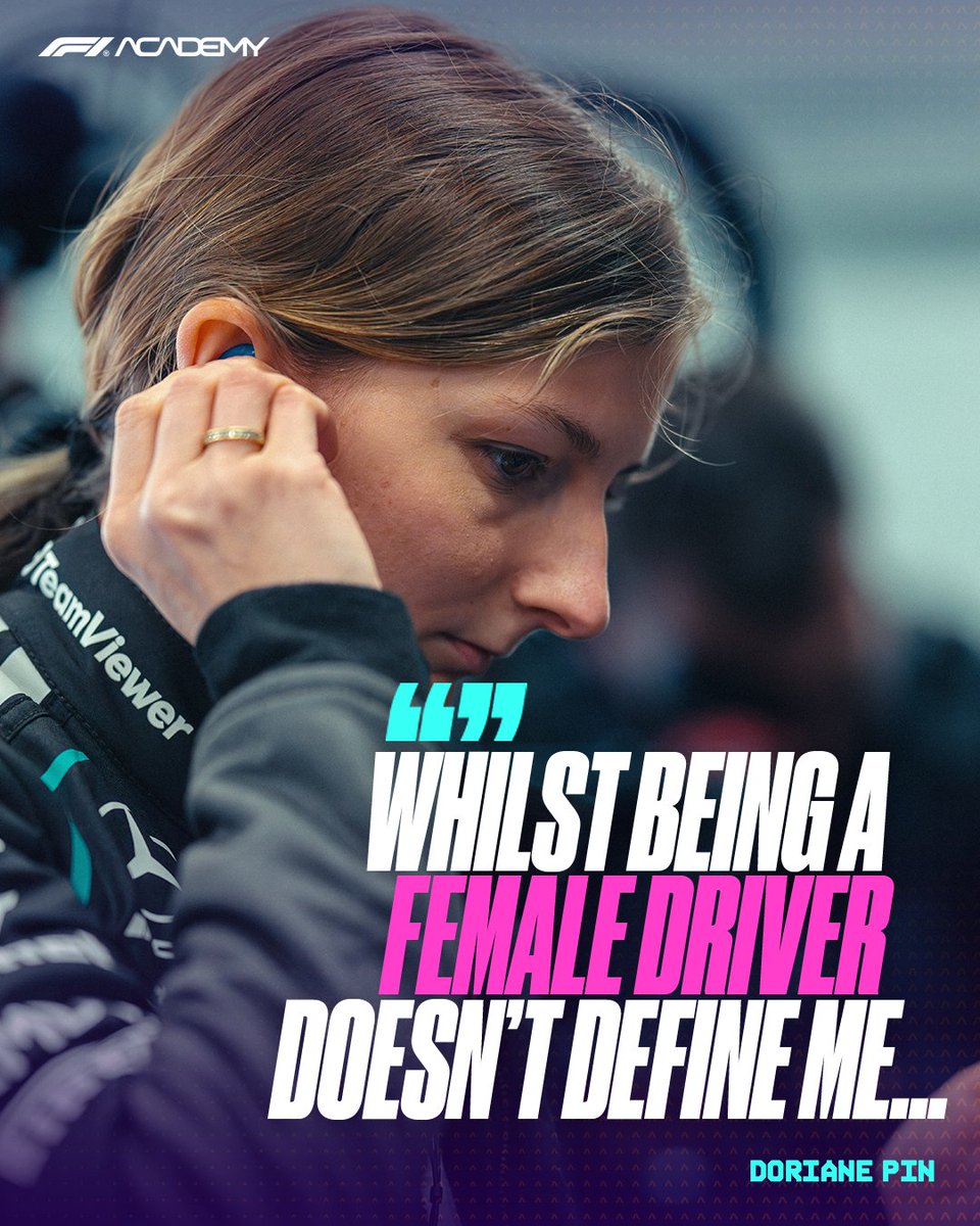 f1academy's tweet image. It’s always been about the driving.

Doriane Pin takes the next step. ⬆️ 

#F1ACADEMY