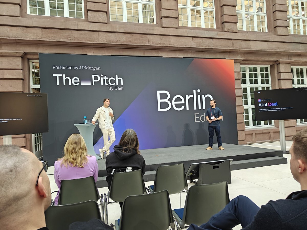 MyDogBase's tweet photo. DogBase founder and Echo K9 ambassador gearing up to pitch DogBase at The Pitch by Deel—wish us luck. Catch the highlights soon. https://t.co/nAo07J6m3h