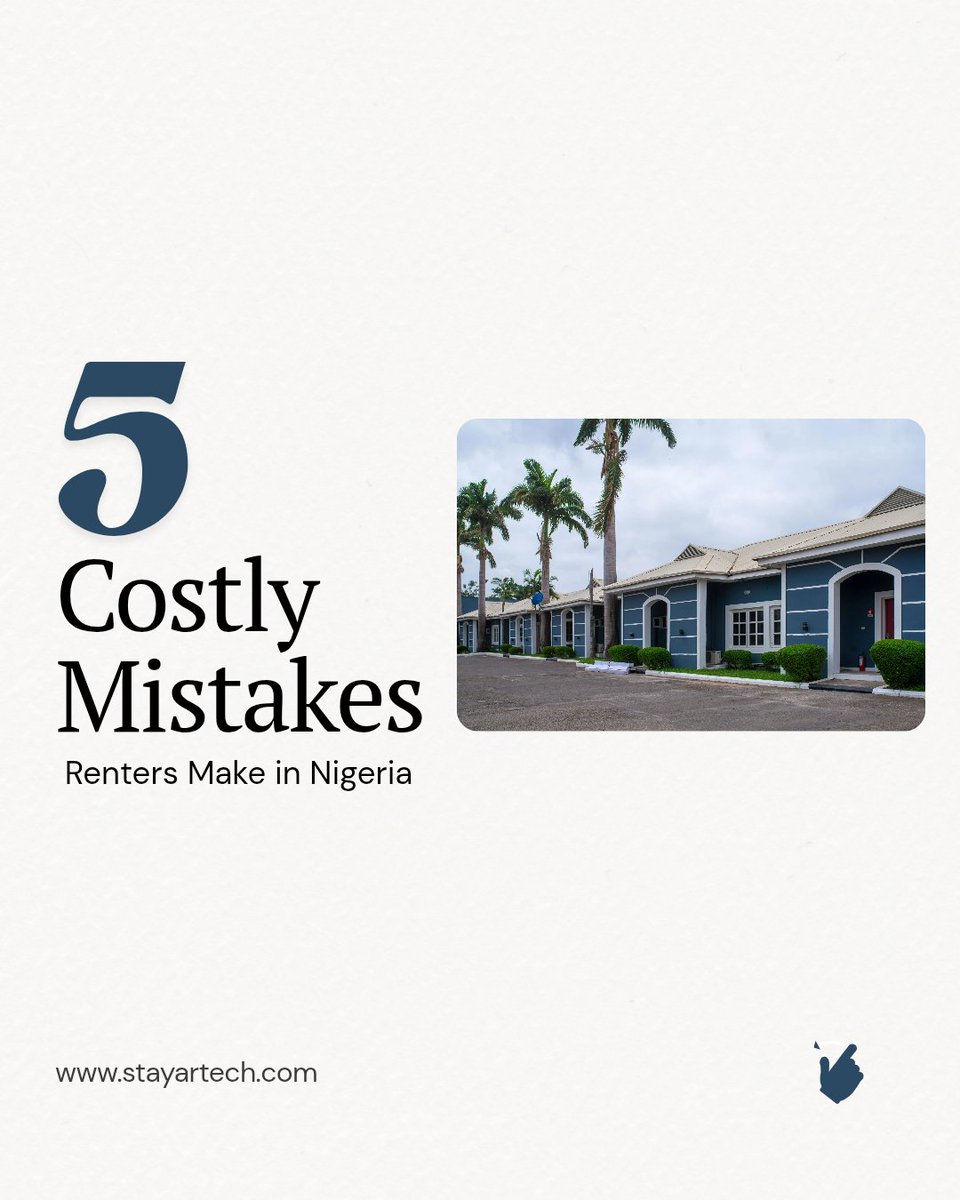 Stayartech's tweet photo. Renting mistakes are costing you money — from bad photos to wasted inspection fees.
It shouldn’t be this way.
Stayar is building a smarter way to rent. 🏡
Join the waitlist: https://t.co/vjNn9gnY2x⁠�
#stayar #rentinginafrica #proptechafrica #nigerianrealestate https://t.co/xb3qb9xvAW