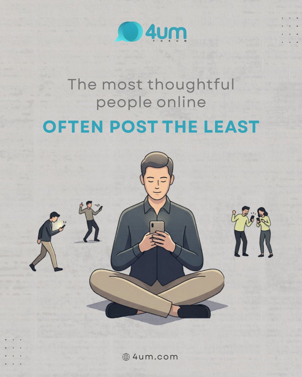 4um_official's tweet image. The most thoughtful people stay silent.
And the internet gets louder… not better.

Maybe it’s time the right voices spoke up.

Start the conversation at 4um.com

#4um #digitalpresence #growonline #digitalcommunity #socialplatform #onlinecommunity