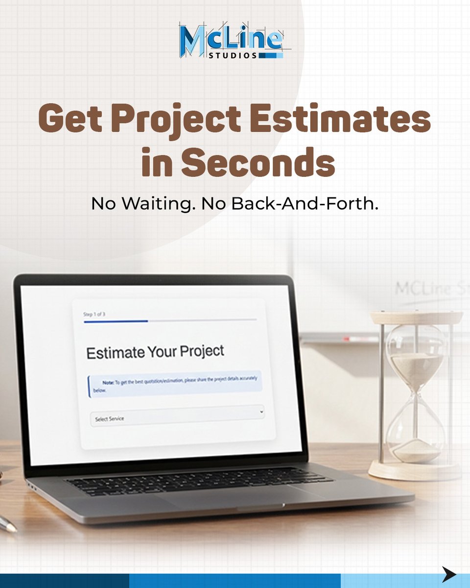 MclineStudios's tweet image. Get accurate project estimates in seconds - no delays, no endless back-and-forth. Fast, simple, and built to save your time.

#ProjectEstimates #BusinessGrowth #TimeSaving #SmartSolutions #Efficiency #QuickResults #StartupTools #Productivity #DigitalSolutions #TrendingNow