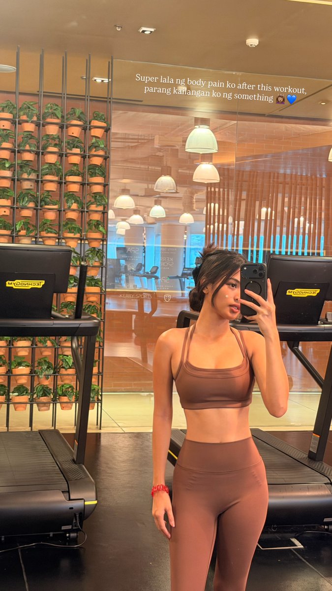 PangkatShuvee's tweet photo. [04202026] Shuvee IG story update

"Super lala ng body pain ko after this workout, parang kailangan ko ng something 💆🏽‍♀️💙"

#ShuveeEtrata | Shuvee Etrata https://t.co/EWnzcsGgeY