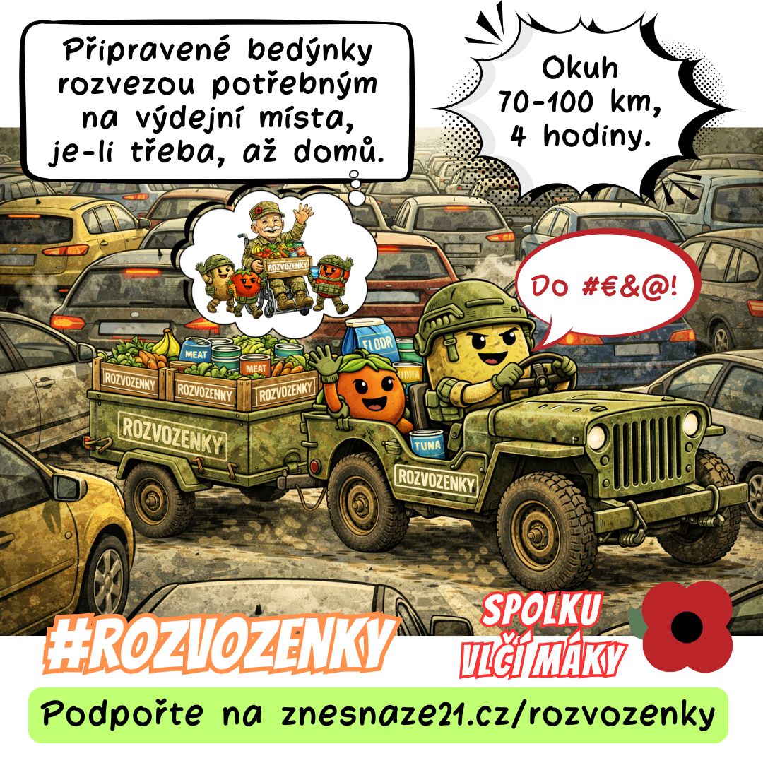 Blíží se #sbirkapotravin 📅 25. 4. , která je 2x ročně, ovšem naši dobrovolníci v programu #Rozvozenky doručují veteránským rodinám týden co týden 📦
To je možné díky potravinovým bankám, kam řetězce posílají zboží na konci spotřeby 🍌🍎 Je to proces na půl dne, když je zasekaná