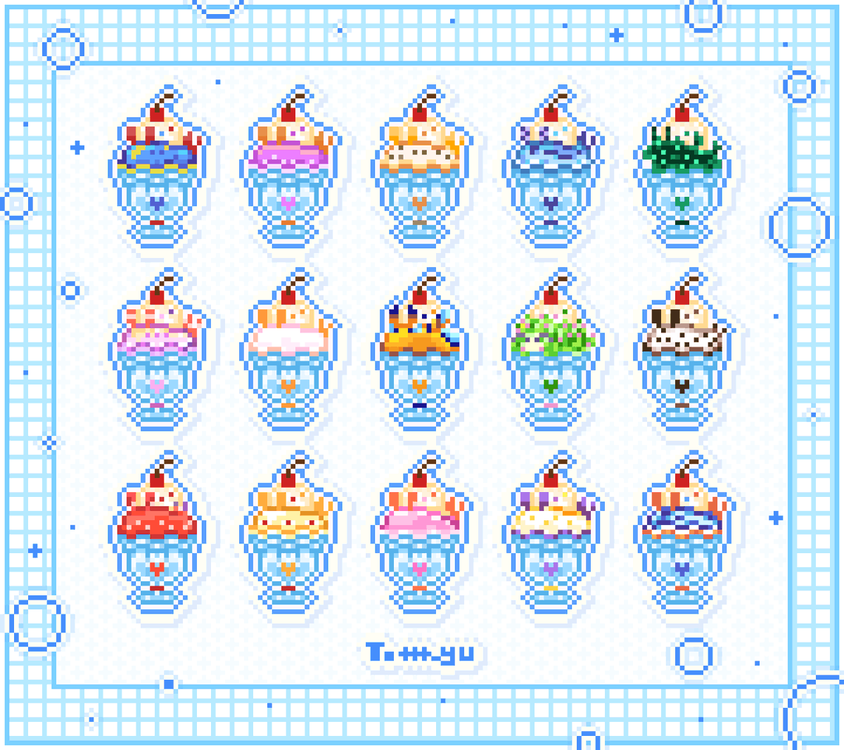 #pixelart #ドット絵 #illutration 

.

ミニウミウシサンデー𓂃🫧

.