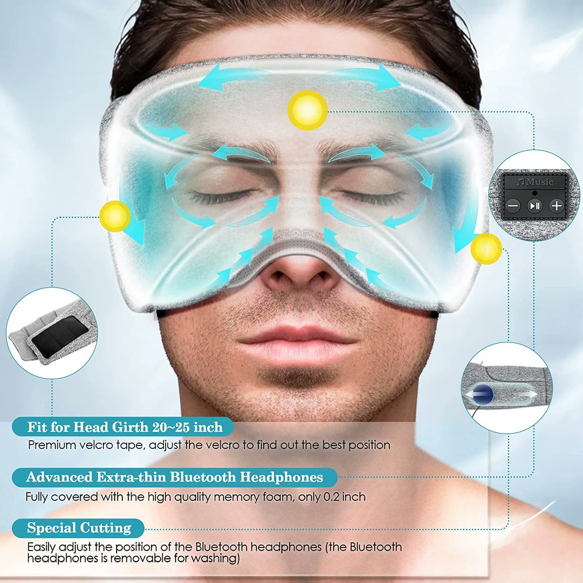 aliexpressbdeal's tweet image. 653 / 
BIG Promotion #11.11 #blackfriday #cybermonday !!!
3D Sleep Eye Mask To Alleviate Fatigue and Breathable Eye Protection 5.2 Bluetooth Music Light Ice Feeling Ultra-thin Lining

Purchase link: s.click.aliexpress.com/e/_c2RCw9Qt

Make your order quickly or add t
