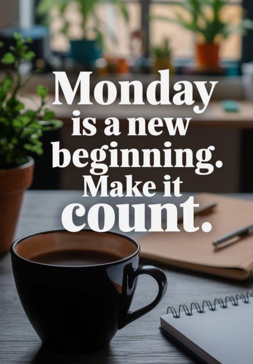 TracySabolDC's tweet image. Happy Monday.. new week.. new beginnings! #Monday #happymonday #GoodMorningMonday #quote #quotes