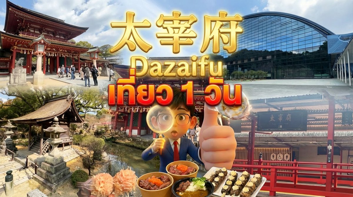 PantipTravel's tweet image. เที่ยวฟุกุโอกะ 1 วัน! ตะลุยดาไซฟุ (Dazaifu) พิพิธภัณฑ์แห่งชาติคิวชู และของกินสุดฟิน | Chewing Brother ⛩ 🇯🇵 

📌 pantip.com/s/Lz8du

#บลูแพลนเที่ยว #บลูแพลนเน็ต #Blueplanet #Dazaifu #ฟุกุโอกะ #คิวชู #เที่ยวญี่ปุ่น #เที่ยวต่างประเทศ