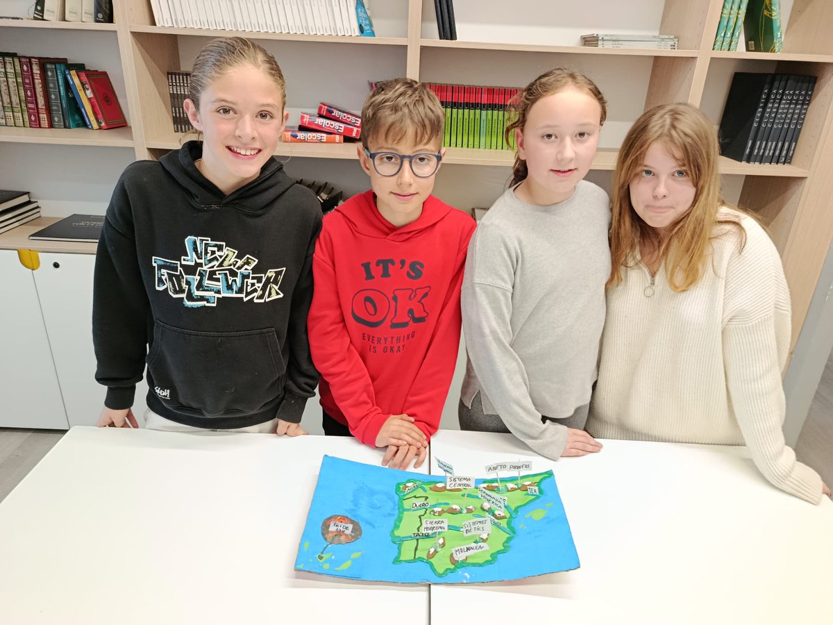CEM1931's tweet image. La classe de 5è de Primària ja ha acabat les maquetes del relleu d’Espanya 🏔️🏞️dins de Projectes, amb un resultat molt creatiu! 👏

#Primària #Projectes #Relleu #Creativitat #Mollet