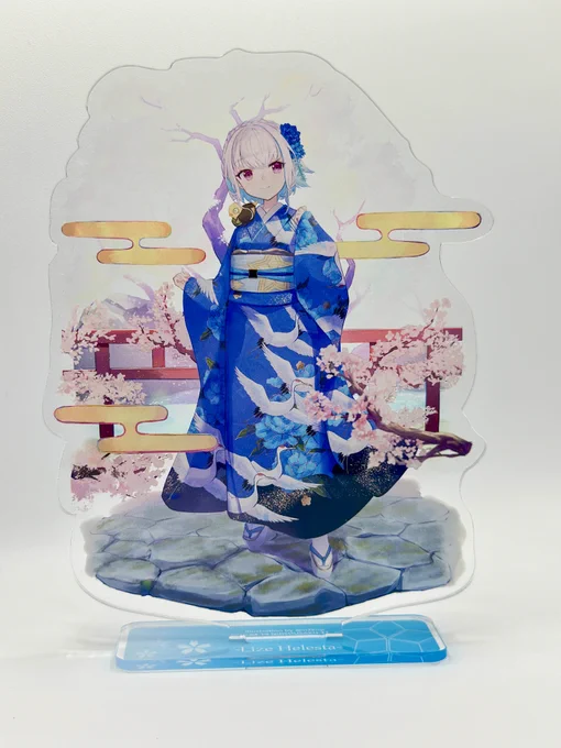 昨日の #にじそうさく𝟣𝟣 にて頒布したこちらのアクスタ、ごく少数ではありますがBOOTHにて在庫販売開始しました! 現地に来られなかった方、ぜひに (イラスト集の通販については後日アンケート取ります) ↓リンクはツリーにて