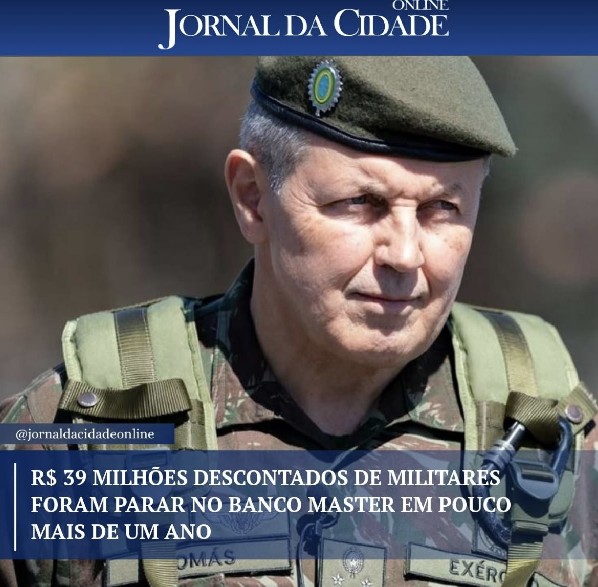 Adriano18410282's tweet photo. ESSE SUJEITO COMANDANTE DO EXÉRCITO BRASILEIRO VULGO FRAJOLA JA DEVERIA ESTAR PRESO ! https://t.co/YxECdDYT1c
