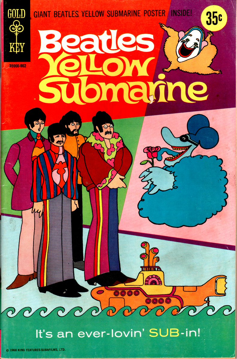 PhilippeServe06's tweet image. La BD de Yellow Submarine 😀 #Beatles #Comics #BD