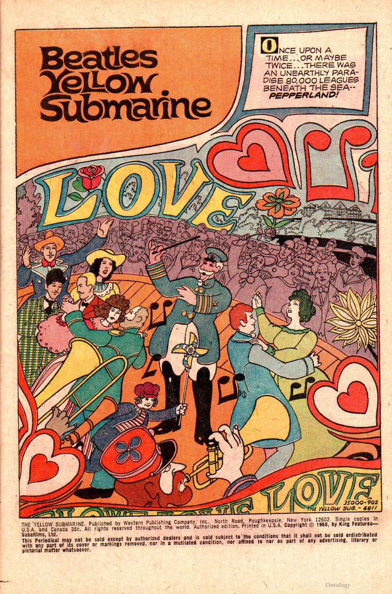 PhilippeServe06's tweet image. La BD de Yellow Submarine 😀 #Beatles #Comics #BD