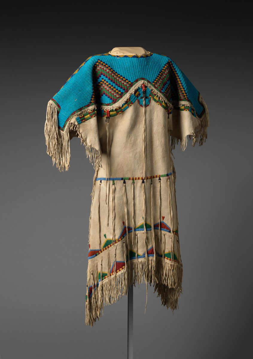 Dress, 1870. Lakota/ Teton Sioux, Native American. The MET.