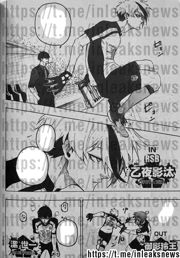mangalordstv's tweet photo. SPOILERS BLUE LOCK 344 (Parte 2):  

Os jogadores japoneses lamentam o gol e Jinpachi Ego vendo que o tempo está passando decide fazer uma substituição, trocando Reo que sai pra entrada de Otoya!

#bluelock #bluelock344 https://t.co/smOWGFytlL