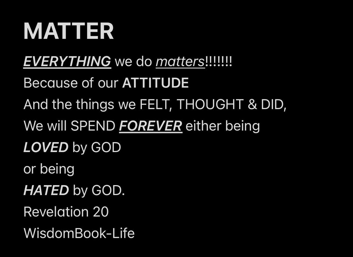 Quasauthor's tweet image. #significance #lifestyle #eternity