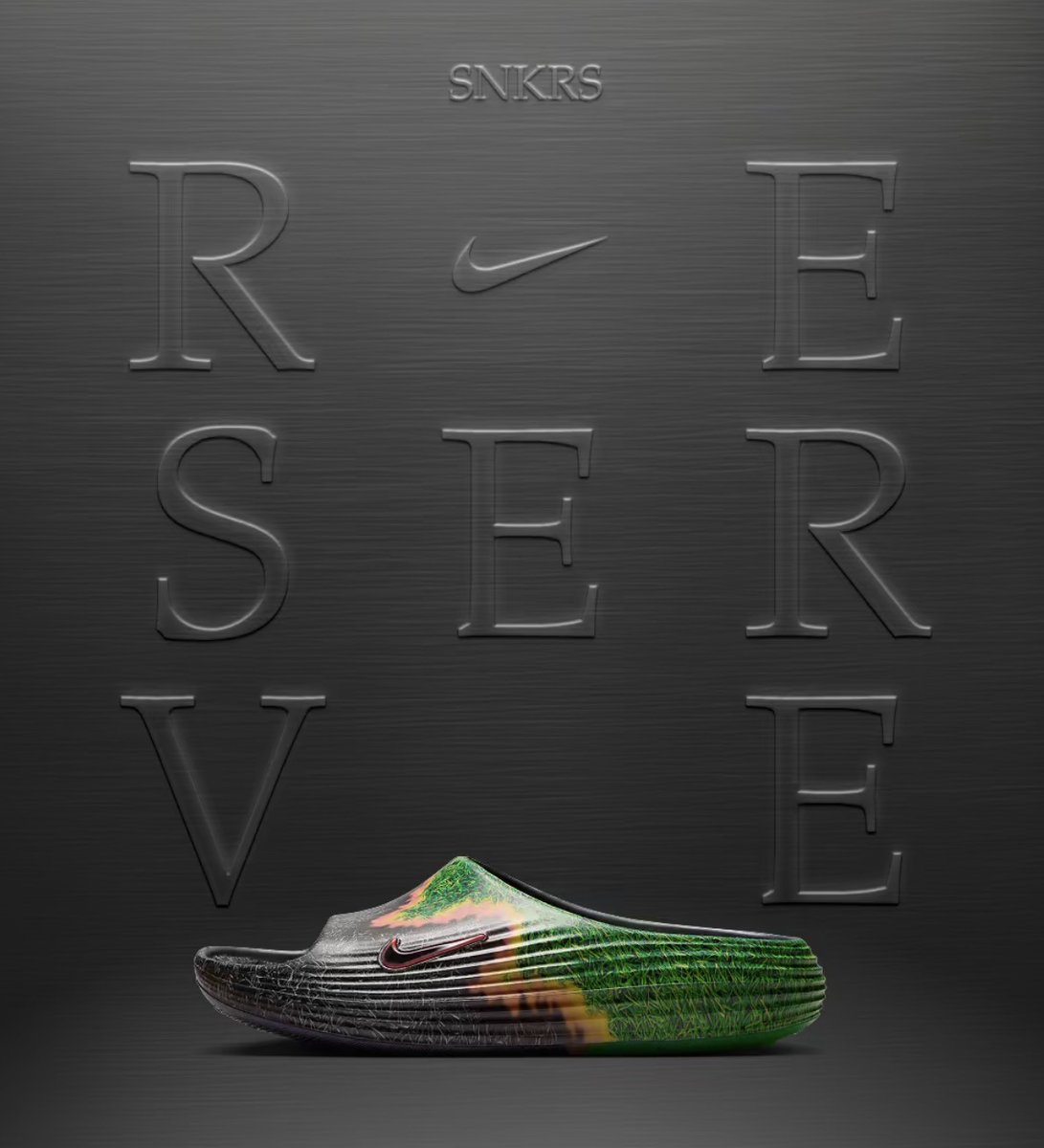 AD: Nike React Rejuven8 Slides 'Patched Grass' SNKRS Reserve live later today at 8:20am PT/11:20am ET

SNKRS US -> snkrs.sng.link/Aoihh/9p4r/r_d…