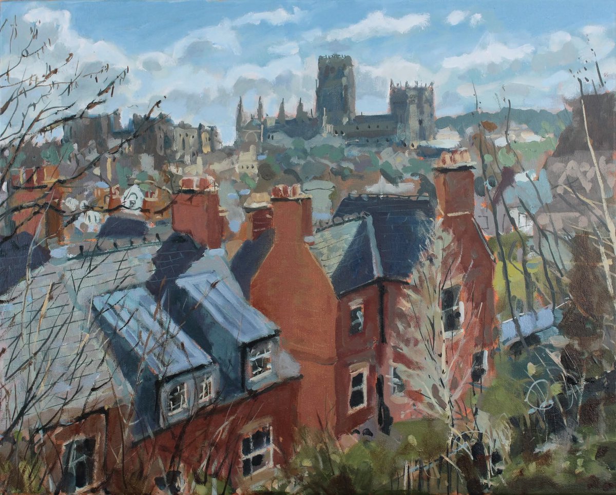Chainsaw_McGinn's tweet photo. Pleased to announce that this one will be heading down to Barnard Castle for The Witham Summer Open Art Exhibition 2026, Barnard Castle, 9th - 27th June. #BarnardCastle #open #landscapepainting #CoDurham https://t.co/NhnGiGzdSz