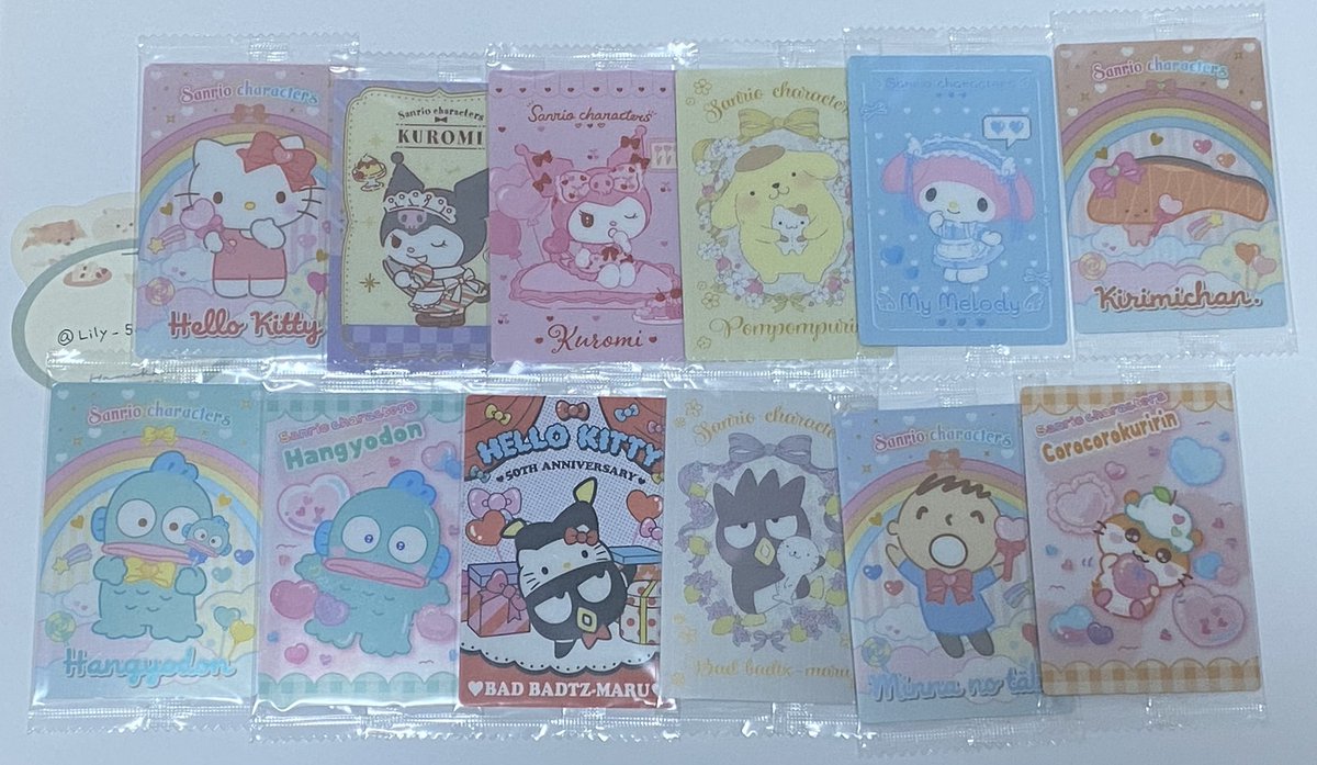 Lily_5o's tweet photo. サンリオ　交換　ウエハース　いちご新聞

譲
1-2枚目

求
3枚目
＋
サンリオキャラクターズマンチョコ　
キティ&amp;ダニエル

郵送
2枚〜
ALT必読

お気軽にお声かけください♪ https://t.co/yPr9dW1q2x