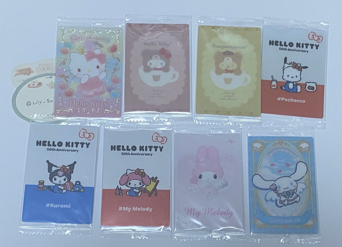 Lily_5o's tweet photo. サンリオ　交換　ウエハース　いちご新聞

譲
1-2枚目

求
3枚目
＋
サンリオキャラクターズマンチョコ　
キティ&amp;ダニエル

郵送
2枚〜
ALT必読

お気軽にお声かけください♪ https://t.co/yPr9dW1q2x