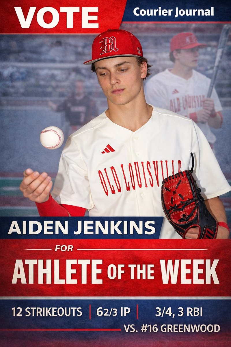 RBlackwell01's tweet photo. @JenkinsAiden12 had himself a night on the road Friday night at Greenwood! Now he needs your vote. 12 K’s on the mound &amp; 3-4 from the plate isn’t bad. 

https://t.co/d65GU3knfT https://t.co/UvTPUVzb9B