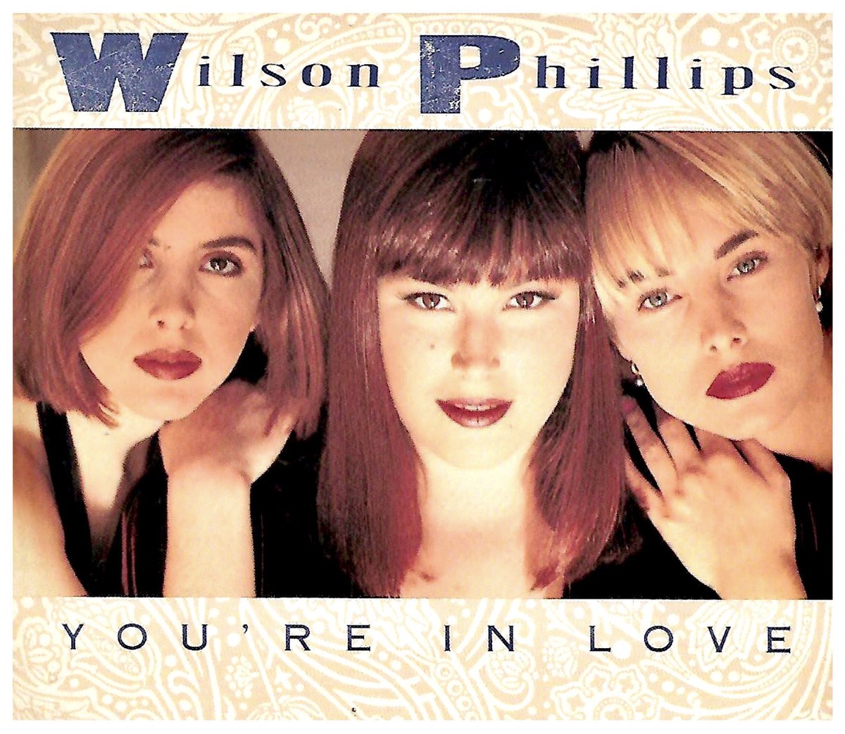 landofthe80s's tweet image. On this date in 1991, “You’re In Love” by Wilson Phillips hit #1 on the Billboard Hot 100 chart. #90s