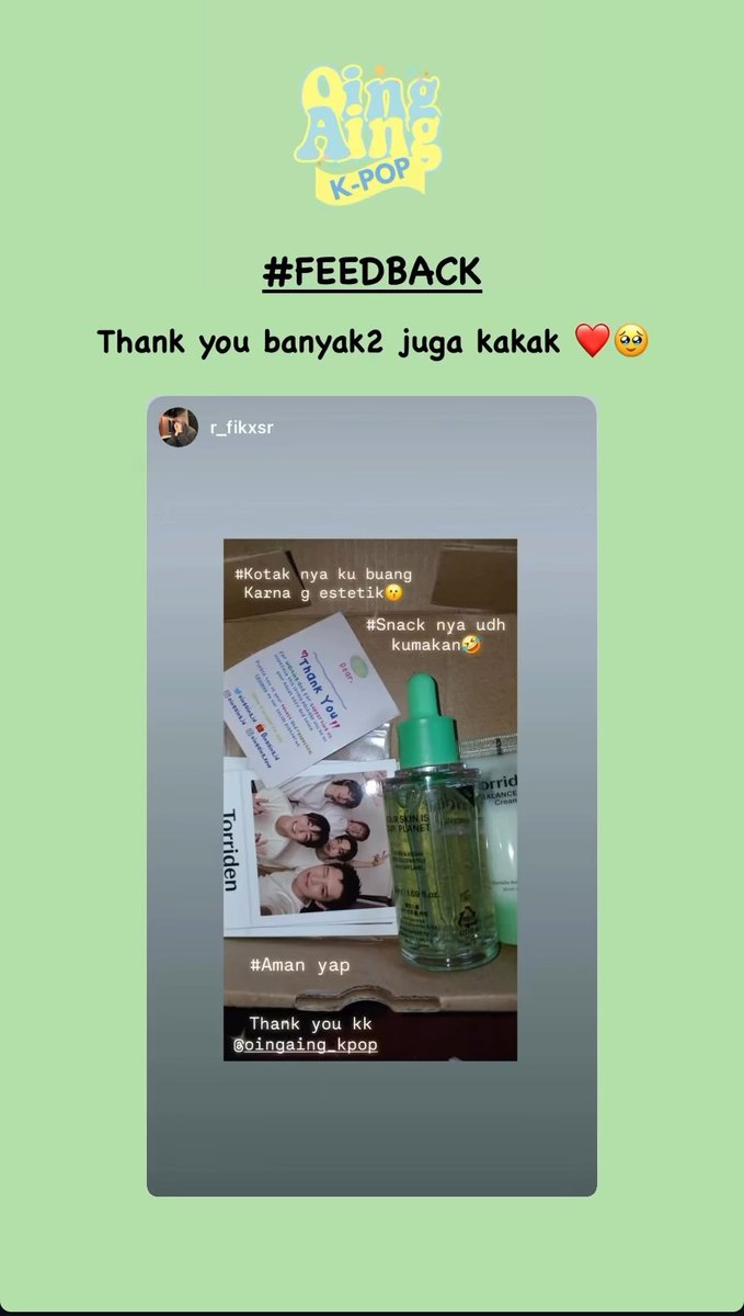 Oing Aing | Jastip & PO 🇰🇷🇯🇵🇹🇭🇨🇳 tweet media